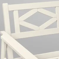 Scaun de grădină Ikea Bondholmen Masiv / Masiv / Beige Beige photo 3