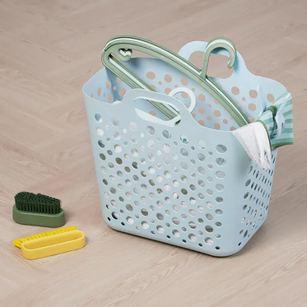 Корзина для белья Ikea Slibb 24л / Пластик / Синий  photo 3