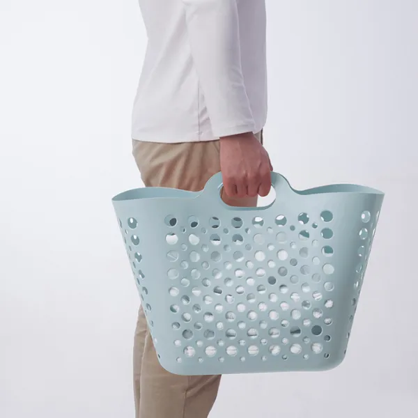 Корзина для белья Ikea Slibb 24л / Пластик / Синий  photo 4