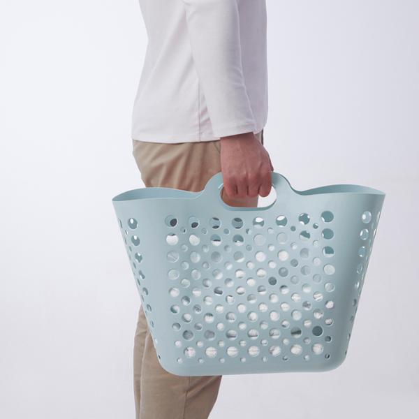 Корзина для белья Ikea Slibb 24л / Пластик / Синий  photo 4