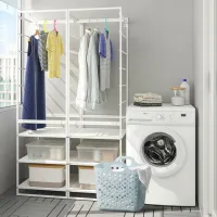 Coș pentru rufe Ikea Slibb 24l / Plastic / Blue photo 6