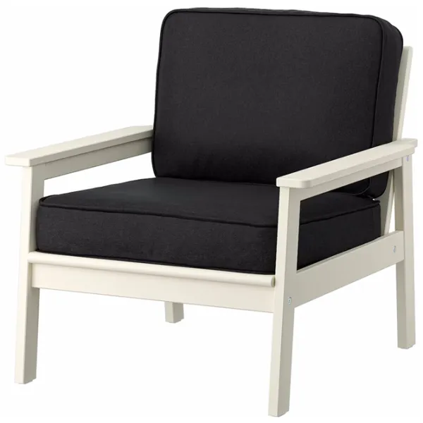Scaun de grădină Ikea Bondholmen/Jarpon/Duvholmen Masiv / Masiv / White Antracit photo 1 Scaun de grădină Ikea Bondholmen/Jarpon/Duvholmen Masiv / Masiv / White Antracit photo 1