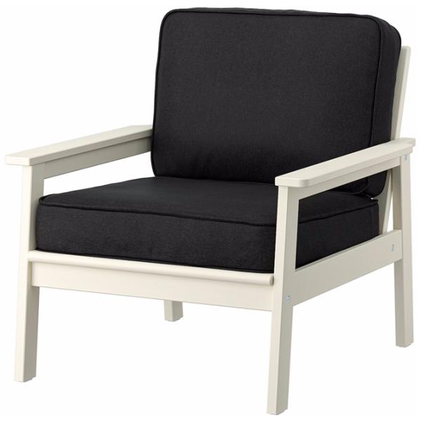 Scaun de grădină Ikea Bondholmen/Jarpon/Duvholmen Masiv / Masiv / White Antracit photo 1 Scaun de grădină Ikea Bondholmen/Jarpon/Duvholmen Masiv / Masiv / White Antracit photo 1