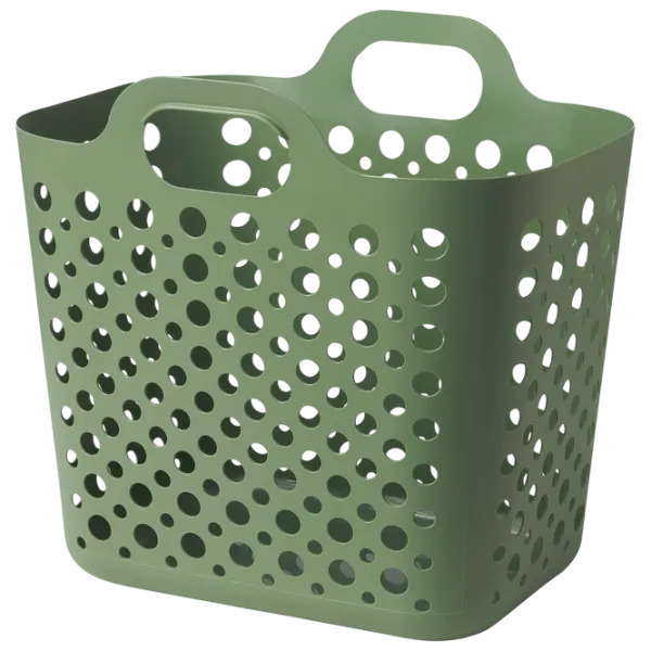 Coș pentru rufe Ikea Slibb 24l / Plastic / Green  photo 1
