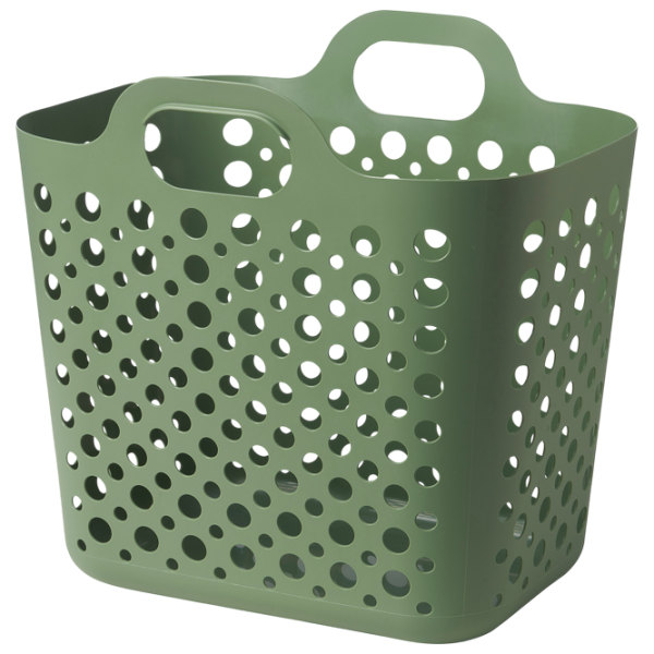 Coș pentru rufe Ikea Slibb 24l / Plastic / Green  photo 1