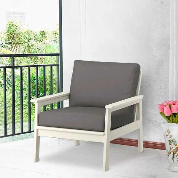Садовый стул Ikea Bondholmen/Froson/Duvholmen  Массив / Массив / Белый Серый photo 2