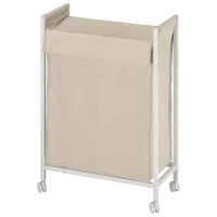 Корзина для белья Ikea Enhet 80л / Cталь / Бежевый White