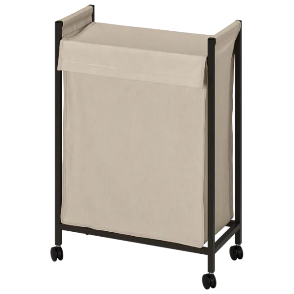 Coș pentru rufe Ikea Enhet 80 l / Oțel / Beige Antracit photo 1