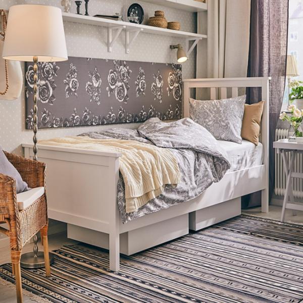 Pat Ikea Hemnes/Valevag 90 x 200 cm / Masiv / White photo 9