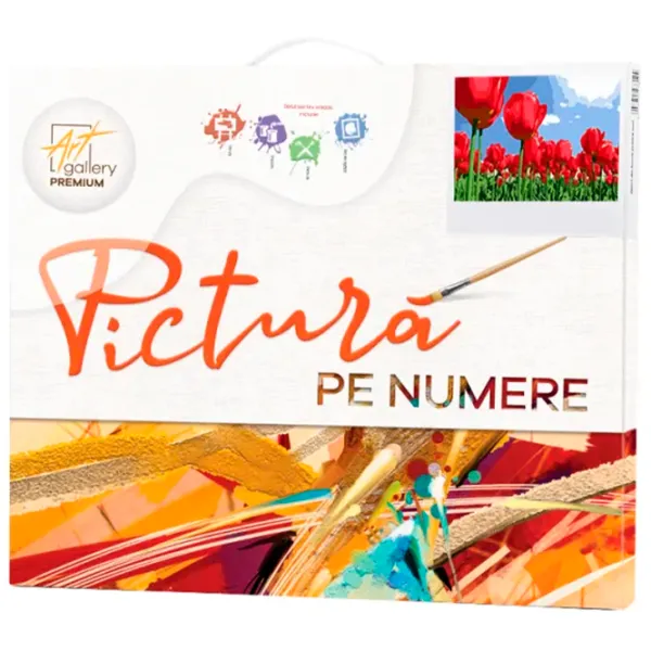 Pictură pe numere Art Gallery Lalele aprinse EX5826 40 x 30 cm / Orizontală photo 3 Pictură pe numere Art Gallery Lalele aprinse EX5826 40 x 30 cm / Orizontală photo 3