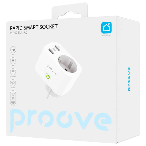 Smart priza Proove Rapid Smart White photo 3