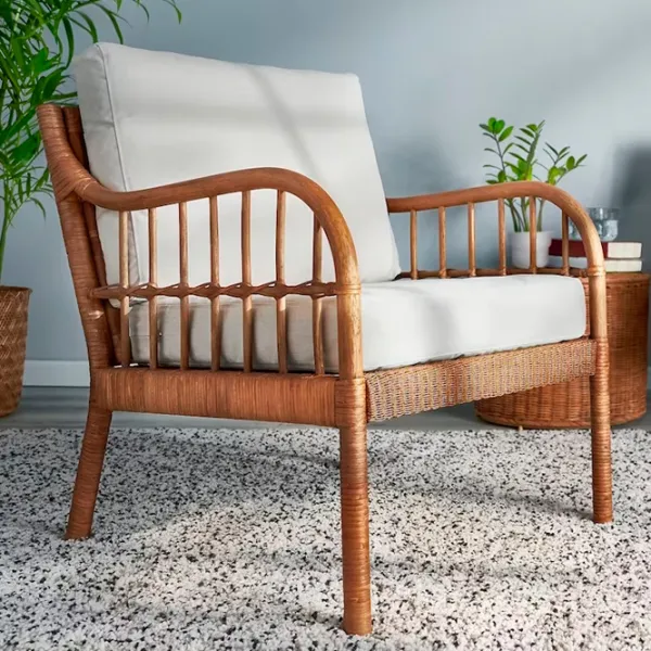 Scaun de grădină Ikea Holmsta/Froknabo Ratan natural / Ratan natural / Brown Brown photo 2 Scaun de grădină Ikea Holmsta/Froknabo Ratan natural / Ratan natural / Brown Brown photo 2