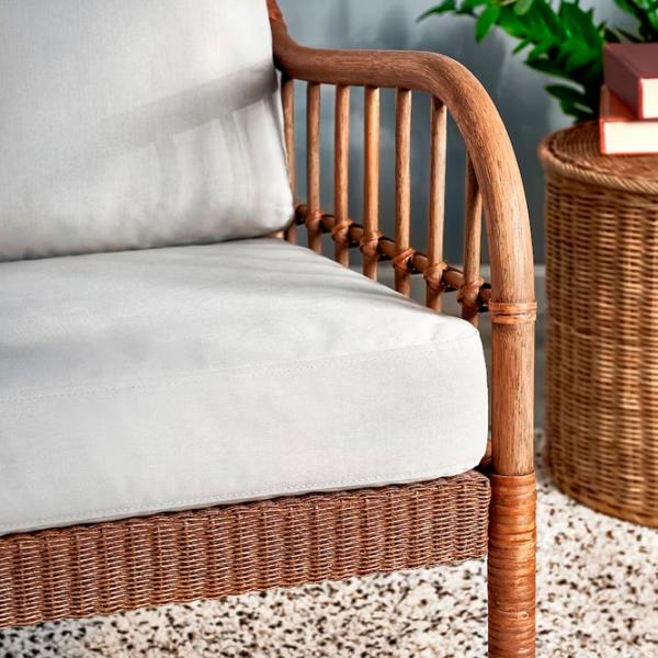 Scaun de grădină Ikea Holmsta/Froknabo Ratan natural / Ratan natural / Brown Brown photo 3 Scaun de grădină Ikea Holmsta/Froknabo Ratan natural / Ratan natural / Brown Brown photo 3