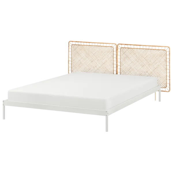 Кровать Ikea Vevelstad 2 160 x 200 см / Шпон / Белый photo 1