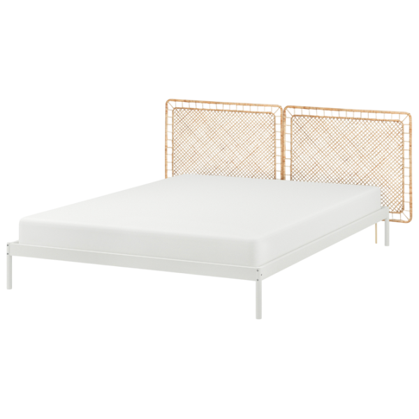 Кровать Ikea Vevelstad 2 160 x 200 см / Шпон / Белый photo 1