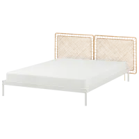 Кровать Ikea Vevelstad 2 160 x 200 см / Шпон / Белый