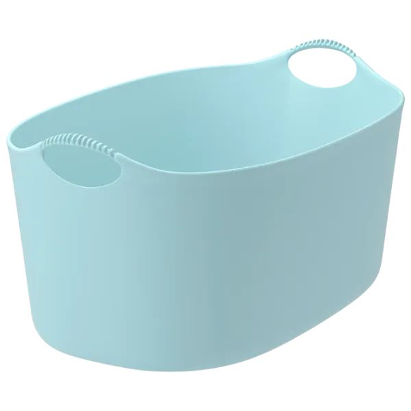 Coș pentru rufe Ikea Torkis 35l / Polietilenă / Blue Light photo 1