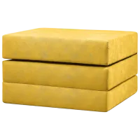 Fotoliu moale pliabil Edka M101  Yellow ochre / Stofă 
