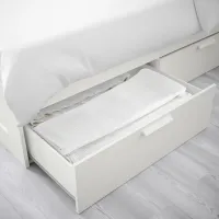 Pat Ikea Brimnes Lonset 140 x 200 cm / Masiv / White photo 6