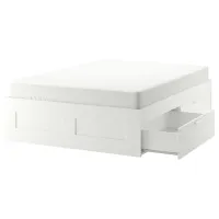 Pat Ikea Brimnes Lonset 140 x 200 cm / Masiv / White photo 8
