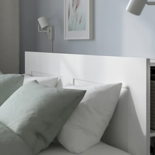 Кровать Ikea Brimnes 180 x 200 см / ЛДСП / Белый photo 2 Кровать Ikea Brimnes 180 x 200 см / ЛДСП / Белый photo 2