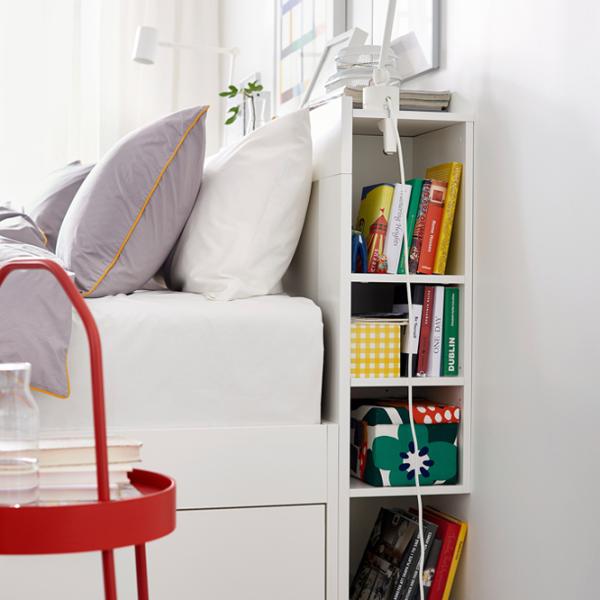 Кровать Ikea Brimnes 180 x 200 см / ЛДСП / Белый photo 5 Кровать Ikea Brimnes 180 x 200 см / ЛДСП / Белый photo 5