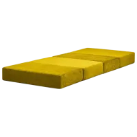 Fotoliu moale pliabil Edka M101 Yellow ochre / Stofă photo 2