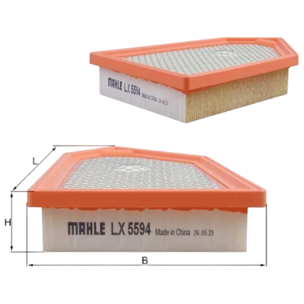Воздушный фильтр Mahle LX 5594  MHL-LX 5594 photo 3
