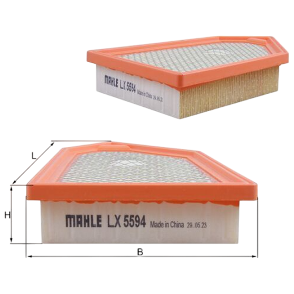 Воздушный фильтр Mahle LX 5594  MHL-LX 5594 photo 3