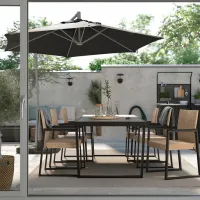 Scaun de grădină Ikea Varmanso Oțel / Polipropilenă / Brown Black photo 5