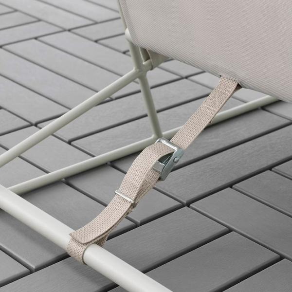 Садовый стул Ikea Havsten Сталь / Полипропилен / Бежевый Beige photo 4
