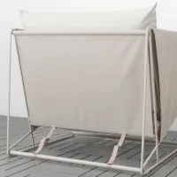 Садовый стул Ikea Havsten Сталь / Полипропилен / Бежевый Beige photo 5