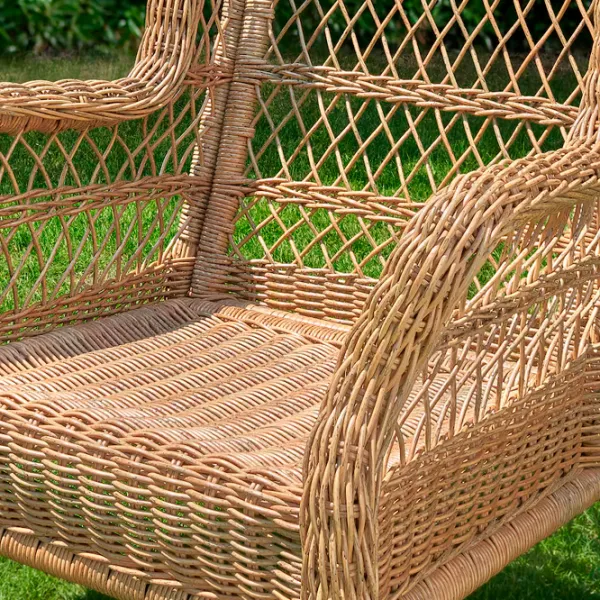 Садовый стул Ikea Risholmen Искусственный ротанг / Искусственный ротанг / Коричневый Brown photo 2