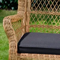 Садовый стул Ikea Risholmen Искусственный ротанг / Искусственный ротанг / Коричневый Brown photo 5