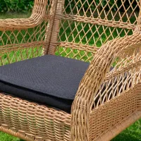 Садовый стул Ikea Risholmen Искусственный ротанг / Искусственный ротанг / Коричневый Brown photo 6