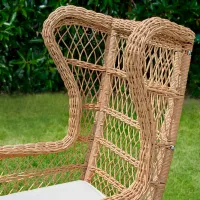 Садовый стул Ikea Risholmen/Jarpon/Duvholmen Искусственный ротанг / Искусственный ротанг / Коричневый Brown photo 4