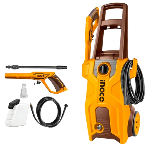 Maşină de curăţat cu presiune INGCO HPWR20018 2000 W / Yellow photo 2