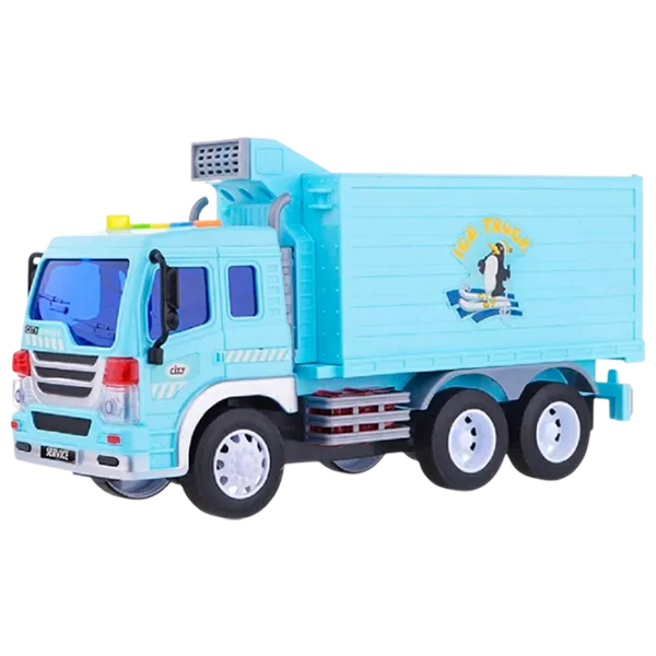 Грузовик Wenyi Refrigerator Truck WY300A  / / Серый Синий photo 1