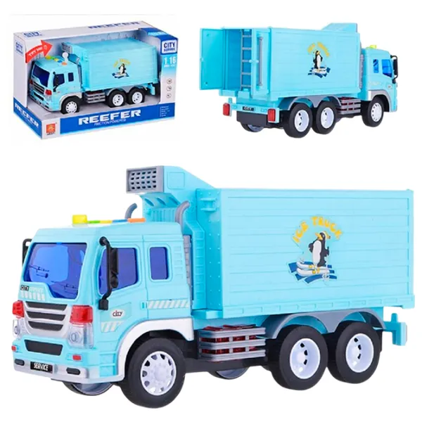 Грузовик Wenyi Refrigerator Truck WY300A  / / Серый Синий photo 2