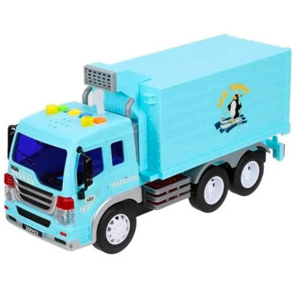 Грузовик Wenyi Refrigerator Truck WY300A  / / Серый Синий photo 4