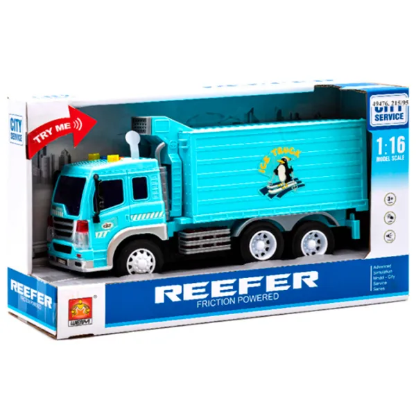 Грузовик Wenyi Refrigerator Truck WY300A  / / Серый Синий photo 5
