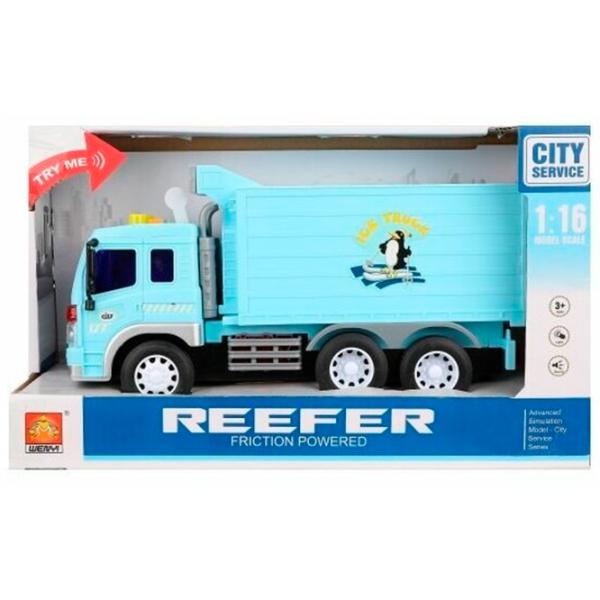 Грузовик Wenyi Refrigerator Truck WY300A  / / Серый Синий photo 6