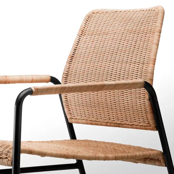 Садовый стул Ikea Ulrikberg Искусственный ротанг / Искусственный ротанг / Коричневый Черный photo 4 Садовый стул Ikea Ulrikberg Искусственный ротанг / Искусственный ротанг / Коричневый Черный photo 4
