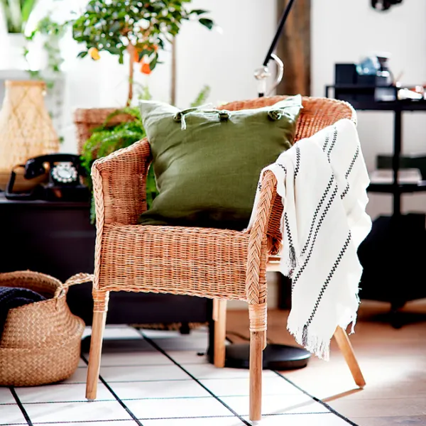 Садовый стул Ikea Agen Бамбук / Искусственный ротанг / Коричневый Brown photo 2 Садовый стул Ikea Agen Бамбук / Искусственный ротанг / Коричневый Brown photo 2