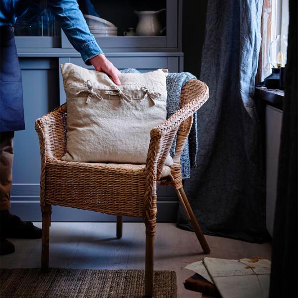 Садовый стул Ikea Agen Бамбук / Искусственный ротанг / Коричневый Brown photo 3 Садовый стул Ikea Agen Бамбук / Искусственный ротанг / Коричневый Brown photo 3