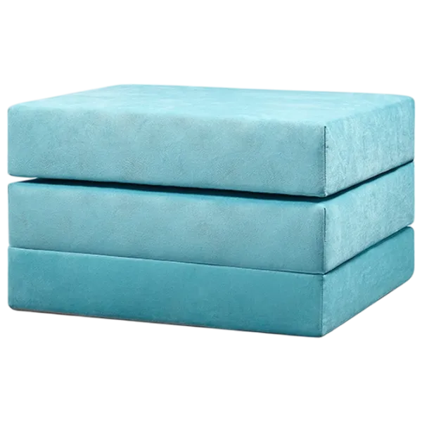 Fotoliu moale pliabil Edka M48 Sky Blue / Stofă  photo 1