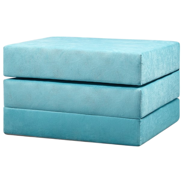 Fotoliu moale pliabil Edka M48 Sky Blue / Stofă  photo 1