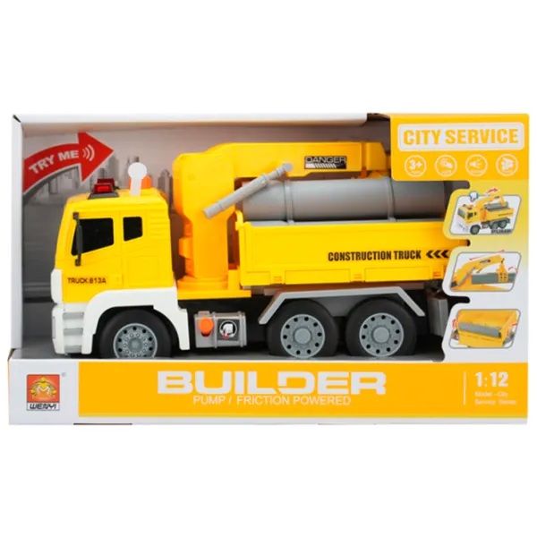 Грузовик Wenyi Builder WY813A  / / Серый Желтый photo 5