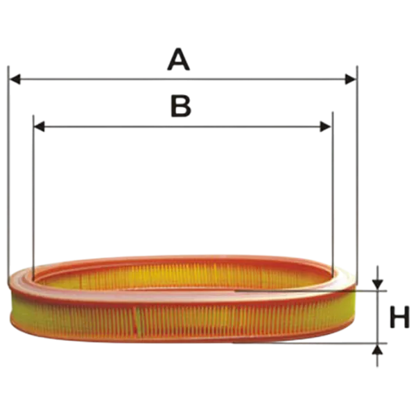 Filtru de aer Wix Filters WA6004 WX-WA6004 photo 1