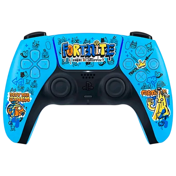 Геймпад Sony DualSense Fortnite Edition Беспроводные / 15 buttons / Яркий синий photo 1